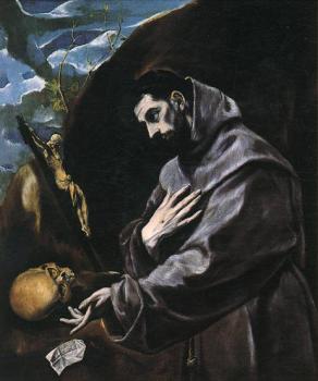 埃爾 格列柯 St Francis Praying 埃爾 格列柯 St Francis Praying